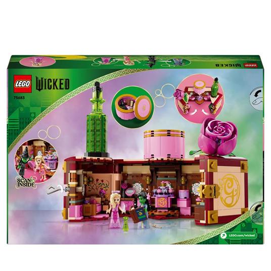 LEGO Wicked 75683 Il Dormitorio di Glinda ed Elphaba, Giochi di Fantasia Bambini 8+, Baule Apribile con 2 Personaggi del Film - 9