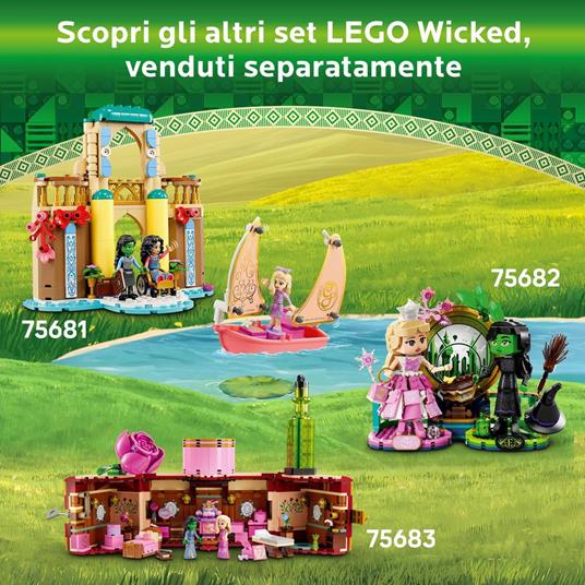 LEGO Wicked 75684 Benvenuti nella Città di Smeraldo, Gioco da Collezione per Bambini 9+ con Torre Giocattolo e 5 Personaggi - 7