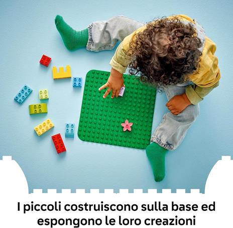 LEGO DUPLO Classic 10460 Base Verde, Piastra Giocattolo per Mattoncini da 16x16 Bottoncini, Costruzioni Creative per Bambini - 3