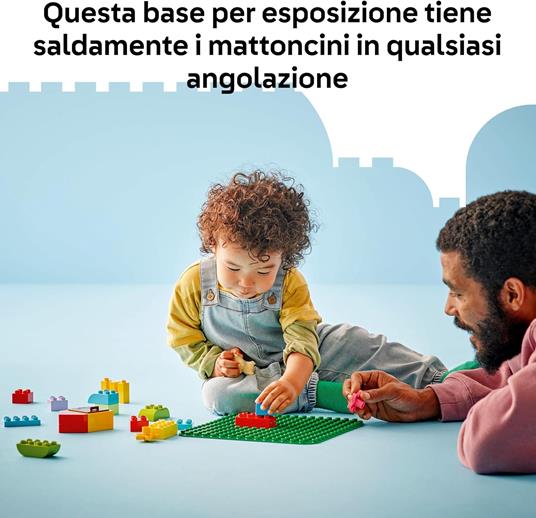 LEGO DUPLO Classic 10460 Base Verde, Piastra Giocattolo per Mattoncini da 16x16 Bottoncini, Costruzioni Creative per Bambini - 5