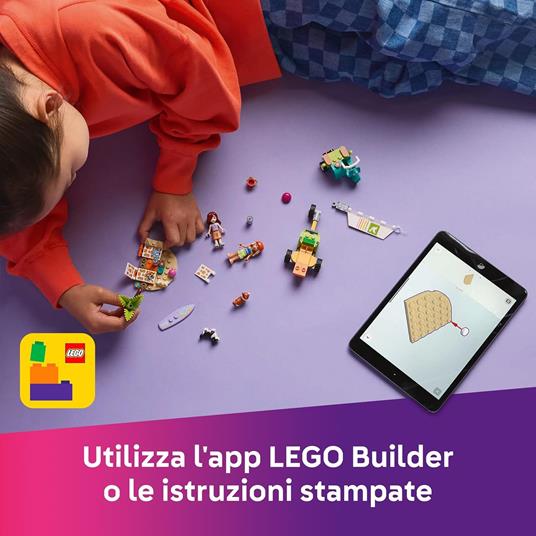 LEGO Friends 42641 Avventure Canine su Windskate e Sidecar, Giochi di Ruolo per Bambine 6+ con Personaggi e Cani Giocattolo - 6