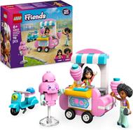 LEGO Friends 42643 Bancarella di Zucchero Filato e Scooter, Giochi di Ruolo Creativi Bambine 6+ con Veicolo e Mini Bamboline