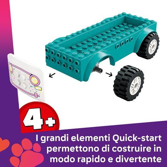 LEGO Friends 42644 Il Furgone dei Gelati di Heartlake City, Giochi Didattici Bambine 4+, Camion Giocattolo, Cibo e Accessori - 3