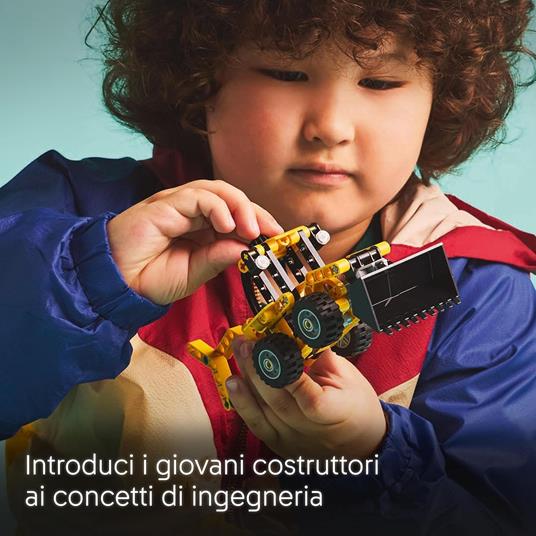 LEGO Technic Scavatrice a Cucchiaia Rovescia, Giochi per Bambini 7+, Veicolo con Escavatore Posteriore, Pala e Stabilizzatori - 6