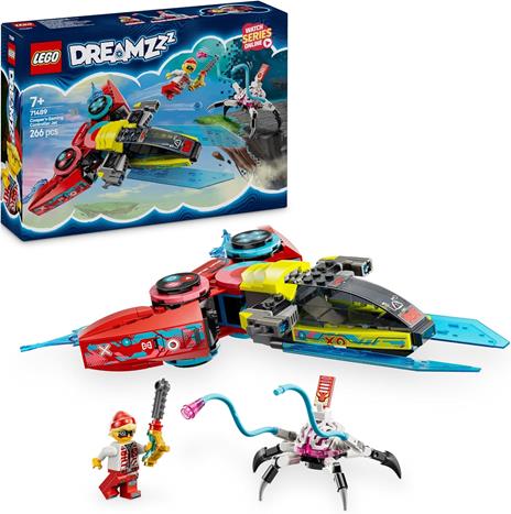 LEGO DREAMZzz 71489 Jet-Controller di Cooper, Gioco di Ruolo 3in1 per Bambini 7+ Trasformabile in Aereo o Elicottero