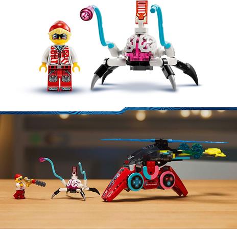 LEGO DREAMZzz 71489 Jet-Controller di Cooper, Gioco di Ruolo 3in1 per Bambini 7+ Trasformabile in Aereo o Elicottero - 4