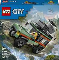 Giocattolo LEGO City (60447). Fuoristrada di Montagna 4x4 - Jeep Giocattolo da Costruire LEGO