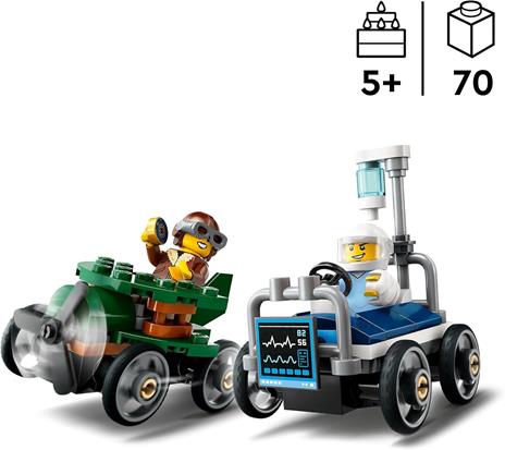 LEGO City Great Vehicles (60459). Pack veicoli da corsa: aereo contro letto dospedale - 2