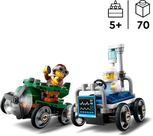 LEGO City Great Vehicles (60459). Pack veicoli da corsa: aereo contro letto dospedale - 2