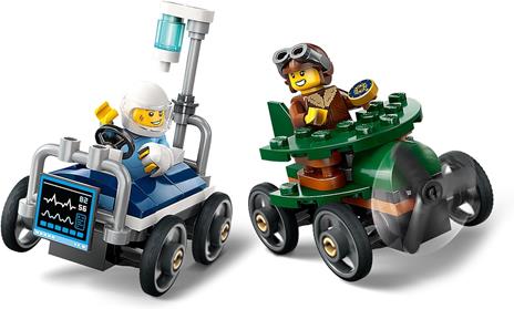 LEGO City Great Vehicles (60459). Pack veicoli da corsa: aereo contro letto dospedale - 3