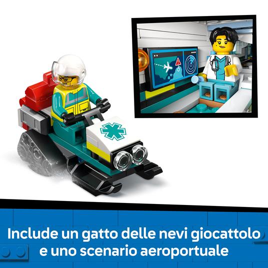 LEGO City (60465). Big Vehicles Aereo ambulanza di emergenza - 4