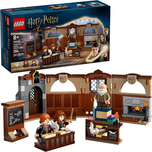 LEGO Harry Potter Castello di Hogwarts: Lezione di Incantesimi con 3 Minifigure e Funzione di levitazione, Giochi Bambini 8+