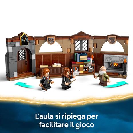 LEGO Harry Potter Castello di Hogwarts: Lezione di Incantesimi con 3 Minifigure e Funzione di levitazione, Giochi Bambini 8+ - 2