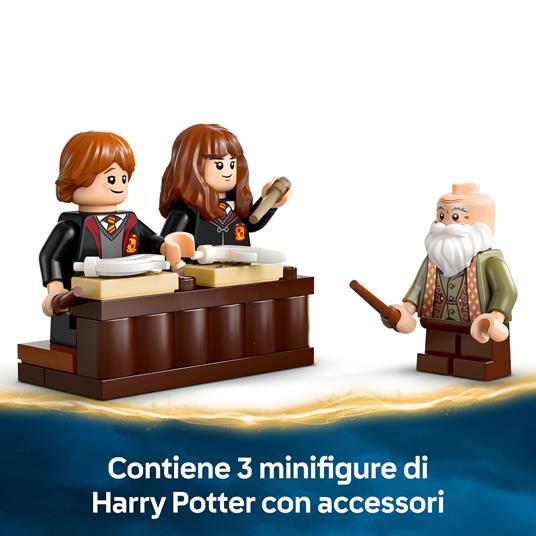 LEGO Harry Potter Castello di Hogwarts: Lezione di Incantesimi con 3 Minifigure e Funzione di levitazione, Giochi Bambini 8+ - 3