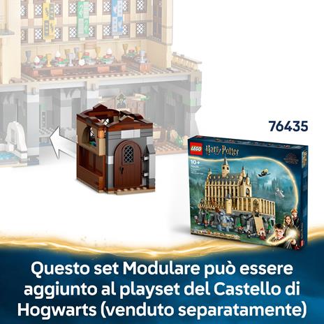 LEGO Harry Potter Castello di Hogwarts: Lezione di Incantesimi con 3 Minifigure e Funzione di levitazione, Giochi Bambini 8+ - 5