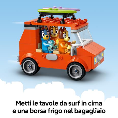 LEGO 4plus Berry 2025 (11202). Vacanza sulla spiaggia della famiglia di Bluey - 4