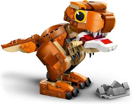LEGO Jurassic World 76967 Little Eatie: T. Rex, Dinosauro Giocattolo con Parti Mobili, Gioco di Ruolo Bambini 7+, Idea Regalo - 3