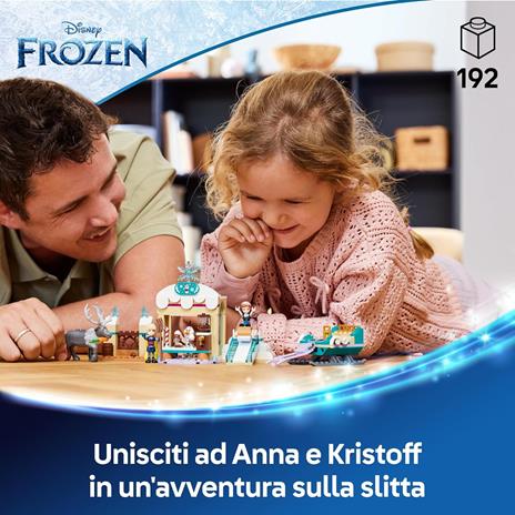 LEGO | Disney Frozen 43256 Avventura sulla Slitta di Anna, Giochi da Principesse Bambine 4+ da Costruire, Personaggi dai Film - 2