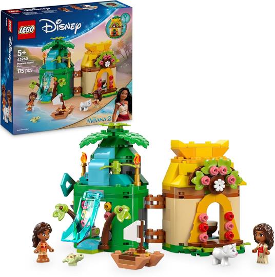 LEGO Disney Princess 43260 Divertimento sullisola di Vaiana