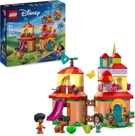 LEGO | Disney 43261 Mini-Casa Encanto, Casa delle Bambole Giocattolo con 3 Personaggi, Giochi di Fantasia per Bambine 5+