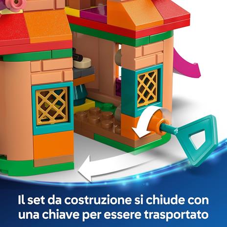 LEGO | Disney 43261 Mini-Casa Encanto, Casa delle Bambole Giocattolo con 3 Personaggi, Giochi di Fantasia per Bambine 5+ - 4