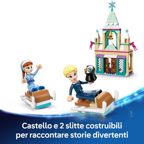 LEGO  Disney Frozen 43265 Castello di Ghiaccio di Arendelle, Giocattolo con Accessori e 3 Personaggi, Giochi per Bambine 5+ - 3