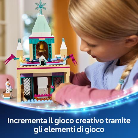 LEGO  Disney Frozen 43265 Castello di Ghiaccio di Arendelle, Giocattolo con Accessori e 3 Personaggi, Giochi per Bambine 5+ - 4