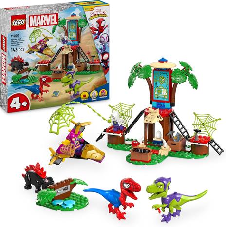 LEGO Spidey (11200). Battaglia con il raptor al quartier generale sullalbero di Spider-man e Gobby
