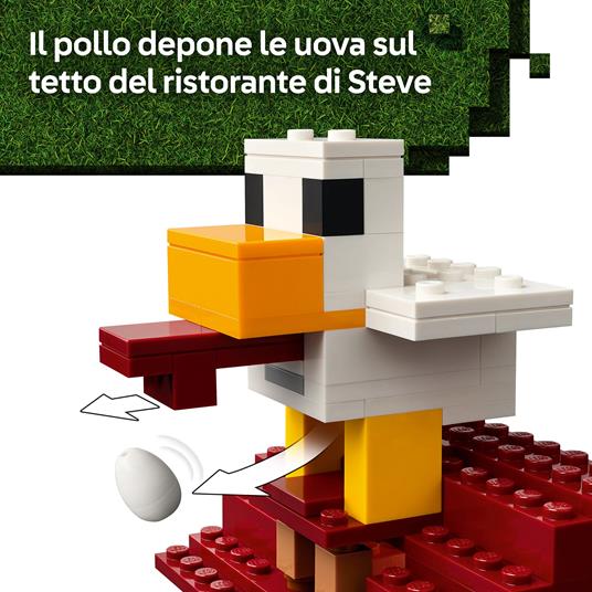LEGO Minecraft (21273). Attacco al villaggio del Ghast-pallone - 3