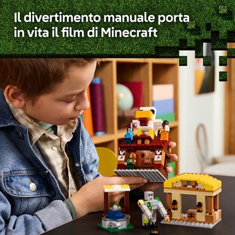 LEGO Minecraft (21273). Attacco al villaggio del Ghast-pallone - 4