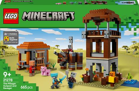 LEGO Minecraft Lavamposto del saccheggiatore e predone