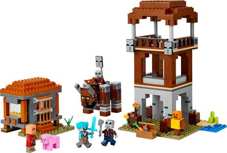 LEGO Minecraft Lavamposto del saccheggiatore e predone - 2
