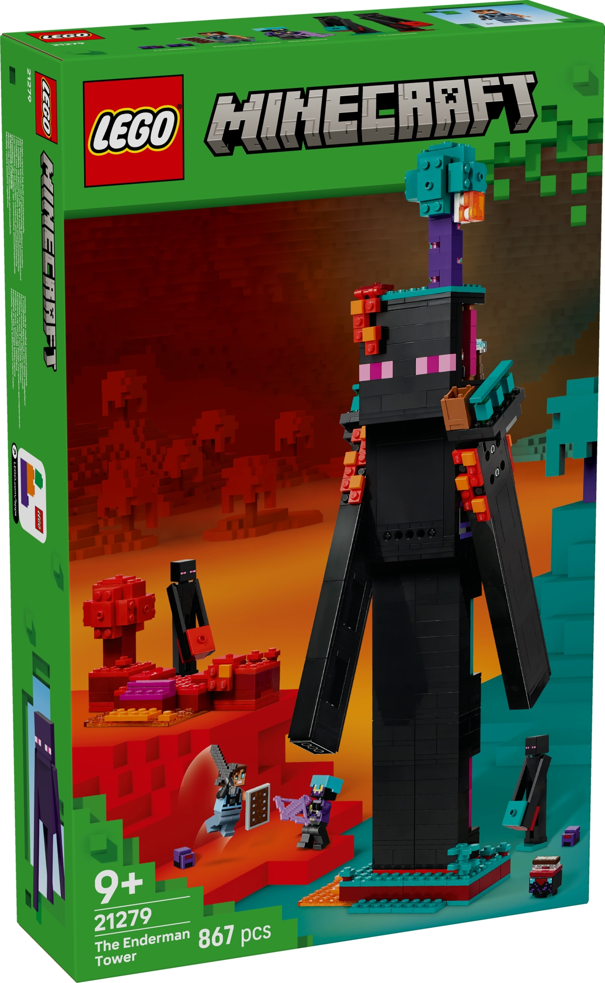 LEGO Minecraft (21279). La Torre dell'Enderman - LEGO - Minecraft