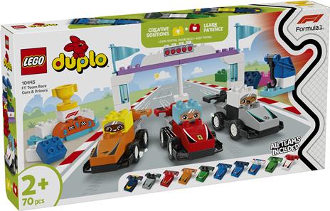 LEGO DUPLO (10445). Auto da Corsa e Piloti Team F1 - 9