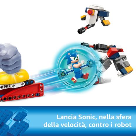 LEGO Sonic 77001 Duello al Falò di Sonic, Giochi per Bambini e Bambine 7+ con Personaggi Videogioco per Gamer - 3