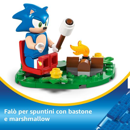 LEGO Sonic 77001 Duello al Falò di Sonic, Giochi per Bambini e Bambine 7+ con Personaggi Videogioco per Gamer - 4