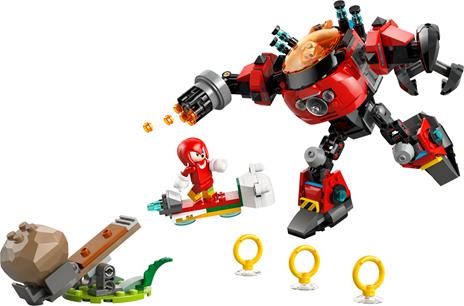 LEGO Sonic (77005). Knuckles vs. il Mech Egg Crusher del Dr. Eggman - 2