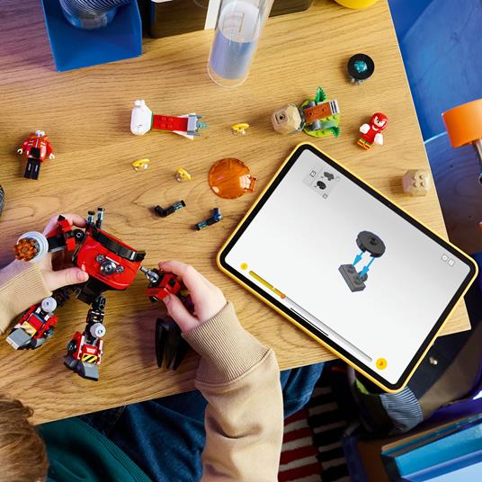 LEGO Sonic (77005). Knuckles vs. il Mech Egg Crusher del Dr. Eggman - 3