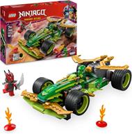 LEGO NINJAGO 71828 Racer Pull-Back di Lloyd - Modello di Auto da Corsa Giocattolo con 2 Minifigure e Armi, Giochi Bambini 7+
