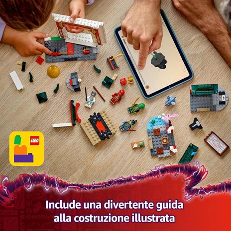 LEGO NINJAGO 71831 Tempio dello Spinjitzu Ninja - Set Giocattolo con 4 Minifigure, Drago, Armi e Accessori, Giochi Bambini 4+ - 4
