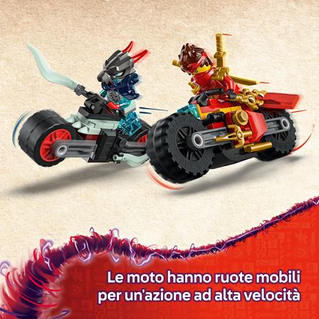 LEGO Ninjago (71838). Gara di velocità sulla moto di Kai - 2