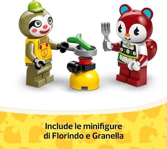 LEGO Animal Crossing 77054 La Roulotte e il Negozio di Giardinaggio di Florindo, Gioco per Bambini 7+ con Macchina Giocattolo - 5