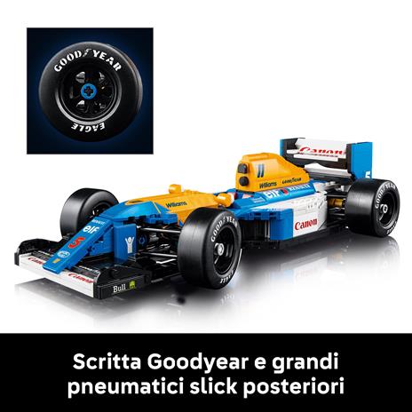 LEGO Icons 10353 Williams Racing FW14B e Nigel Mansell - 3