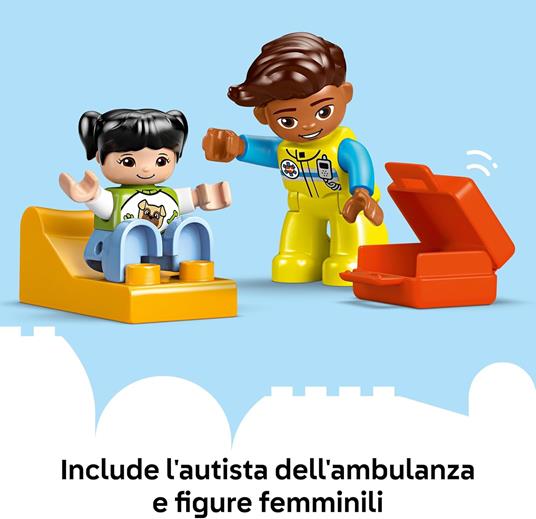 LEGO DUPLO Town (10447). Ambulanza e autista - 6