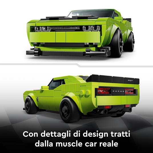LEGO Speed Champions (77237). Sports Car Dodge Challenger SRT Hellcat - 2