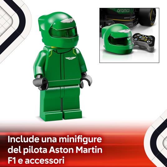 LEGO Speed Champions 77245 Auto da corsa Aston Martin Aramco F1 AMR24 - 3