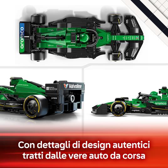 LEGO Speed Champions 77245 Auto da corsa Aston Martin Aramco F1 AMR24 - 4