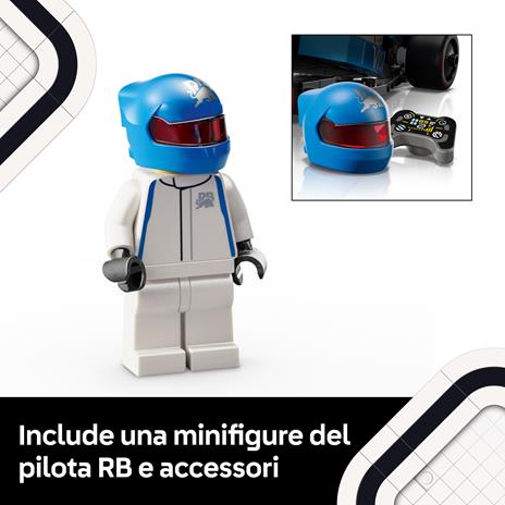 LEGO Speed Champions 77246 Auto da corsa F1 Visa Cash App RB VCARB 01 - 4