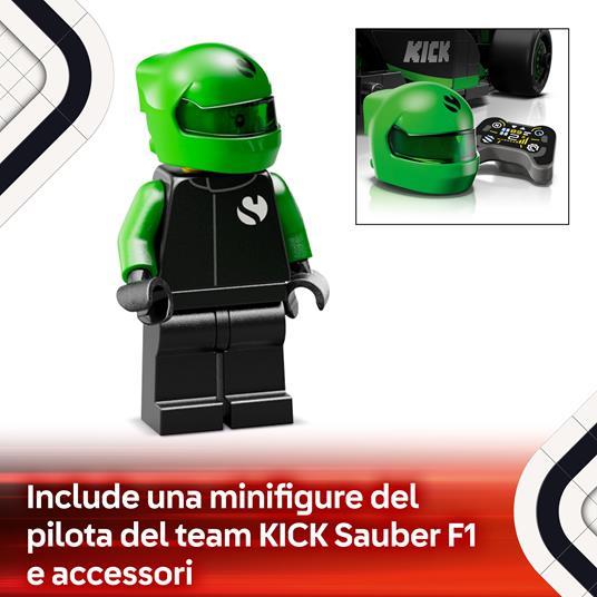 LEGO Speed Champions 77247 Auto da corsa KICK Sauber F1 Team C44 - 3