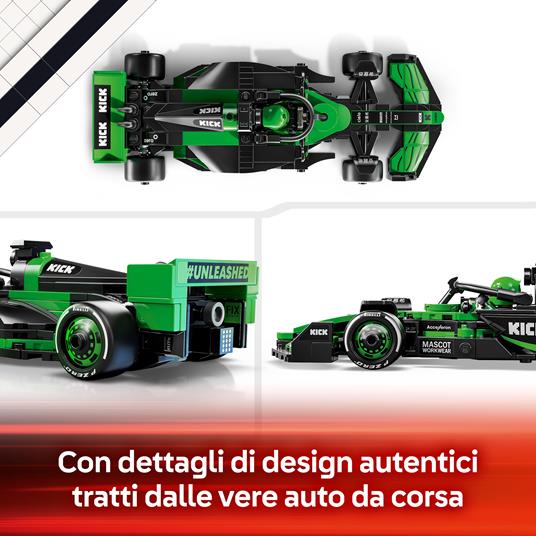 LEGO Speed Champions 77247 Auto da corsa KICK Sauber F1 Team C44 - 4